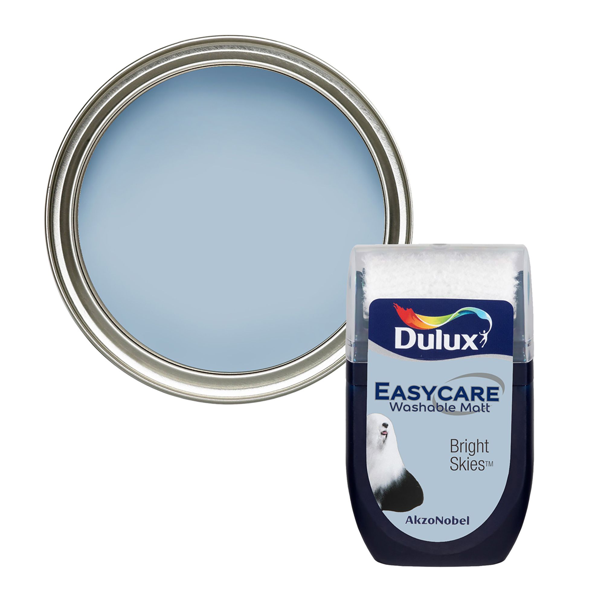 Dulux Easycare Bright Skies Matt Wall & ceiling Emulsion paint, 30ml Tester pot