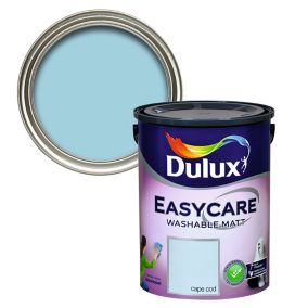 Dulux Easycare Cape cod Flat matt Emulsion paint, 5L