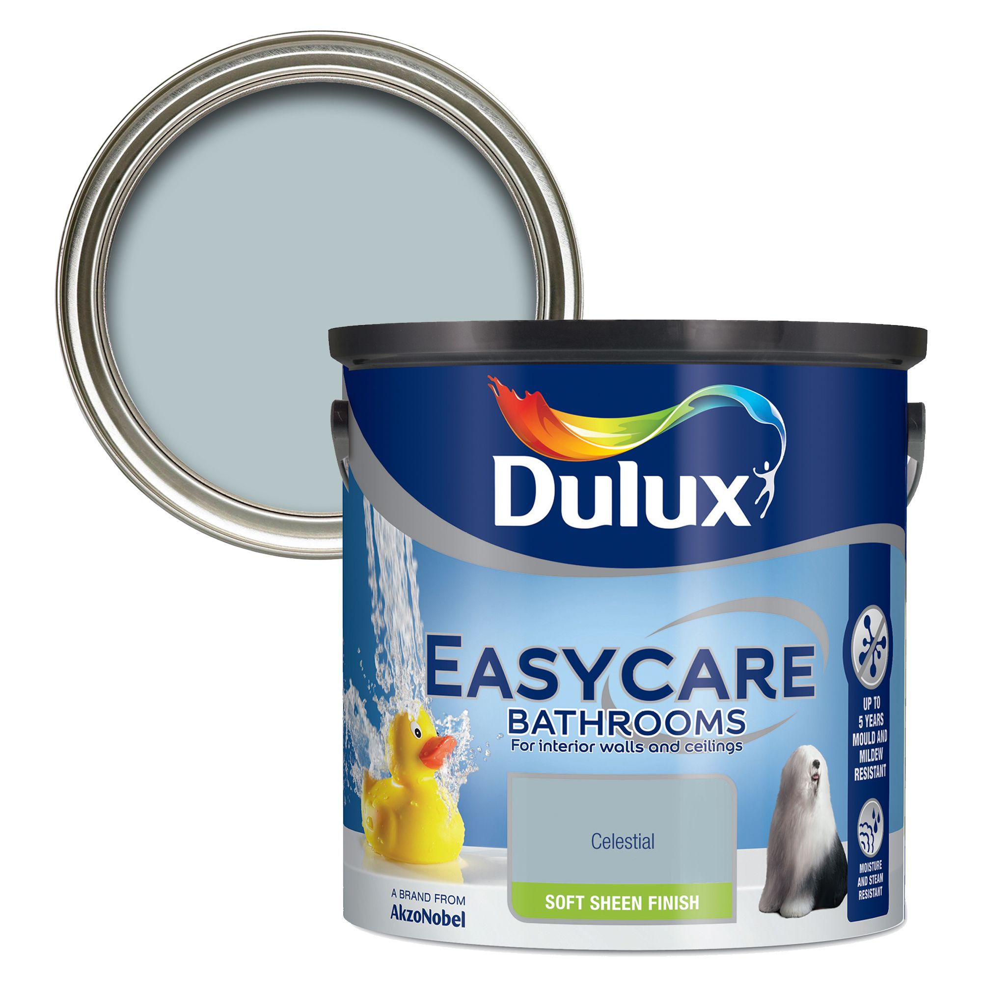 Dulux Easycare Bathroom Soft Sheen Emulsion Paint First, 47 OFF