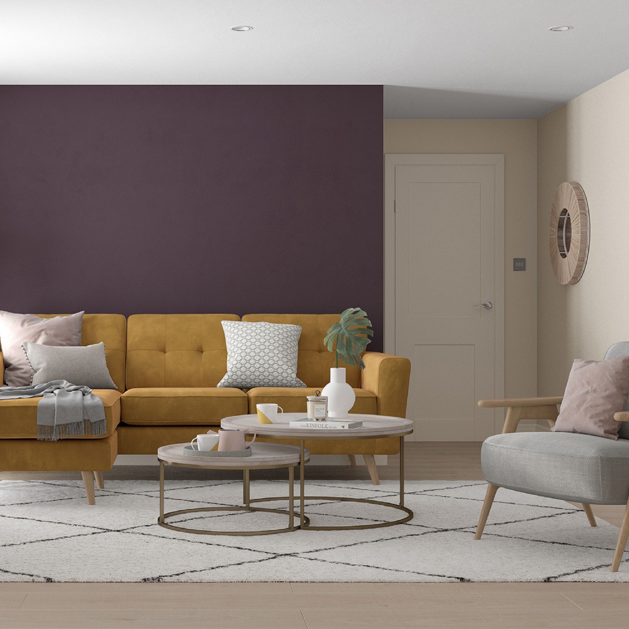 Dulux Easycare Decadent Damson Matt Wall paint, 30ml Tester pot