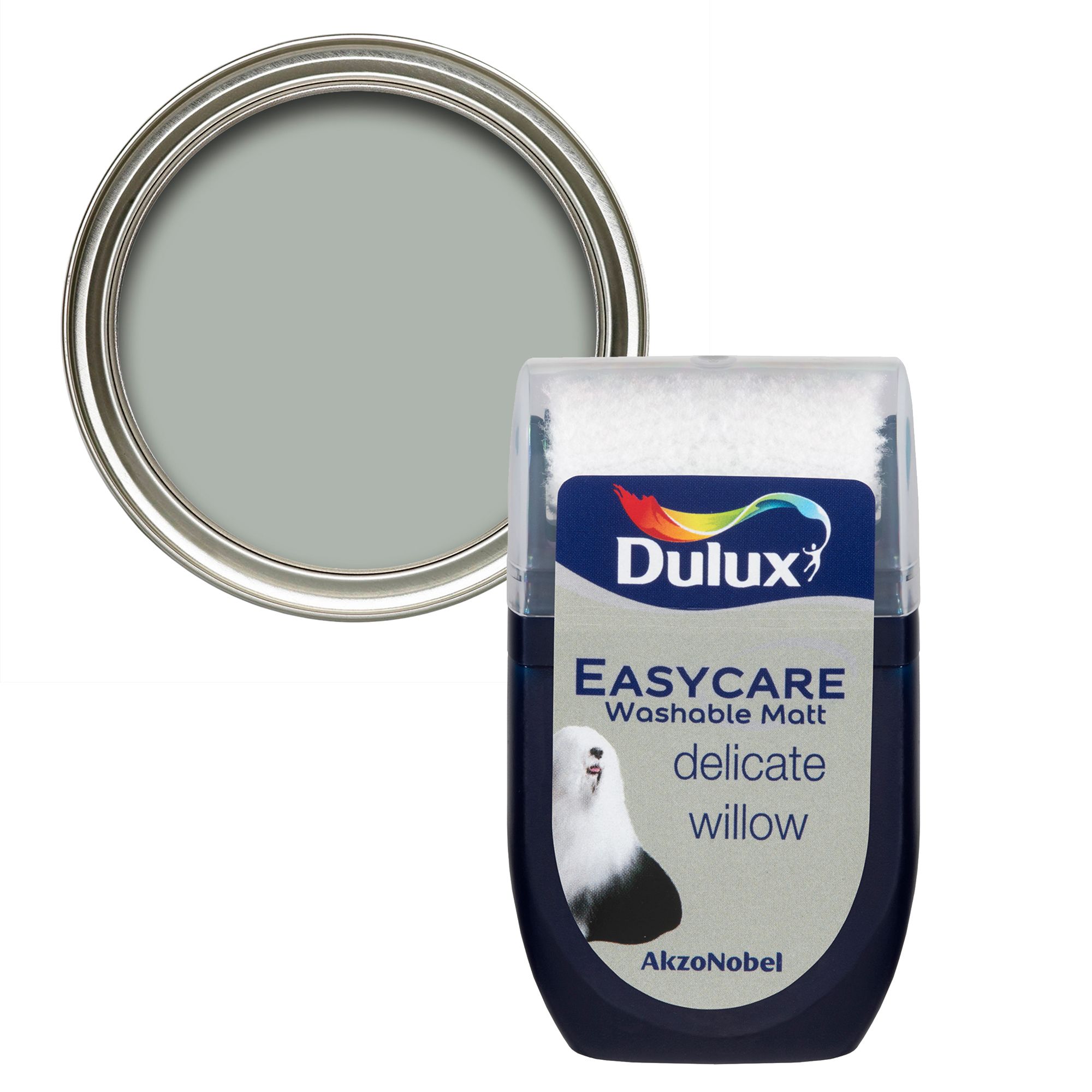 Dulux Easycare Delicate willow Flat matt Wall & ceiling Emulsion paint, 30ml Tester pot