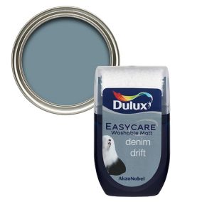 Dulux Easycare Denim drift Flat matt Emulsion paint, 30ml