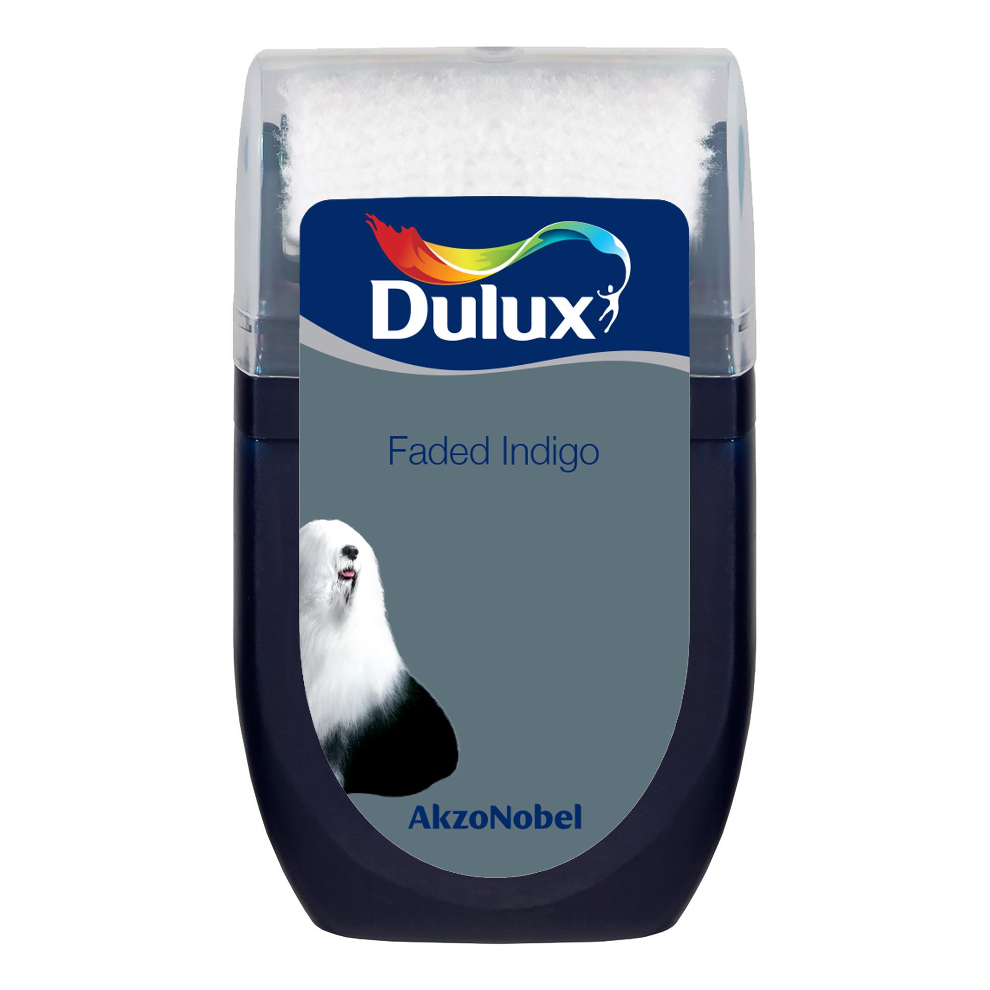 Dulux Easycare Faded Indigo Matt Wall paint, 30ml Tester pot