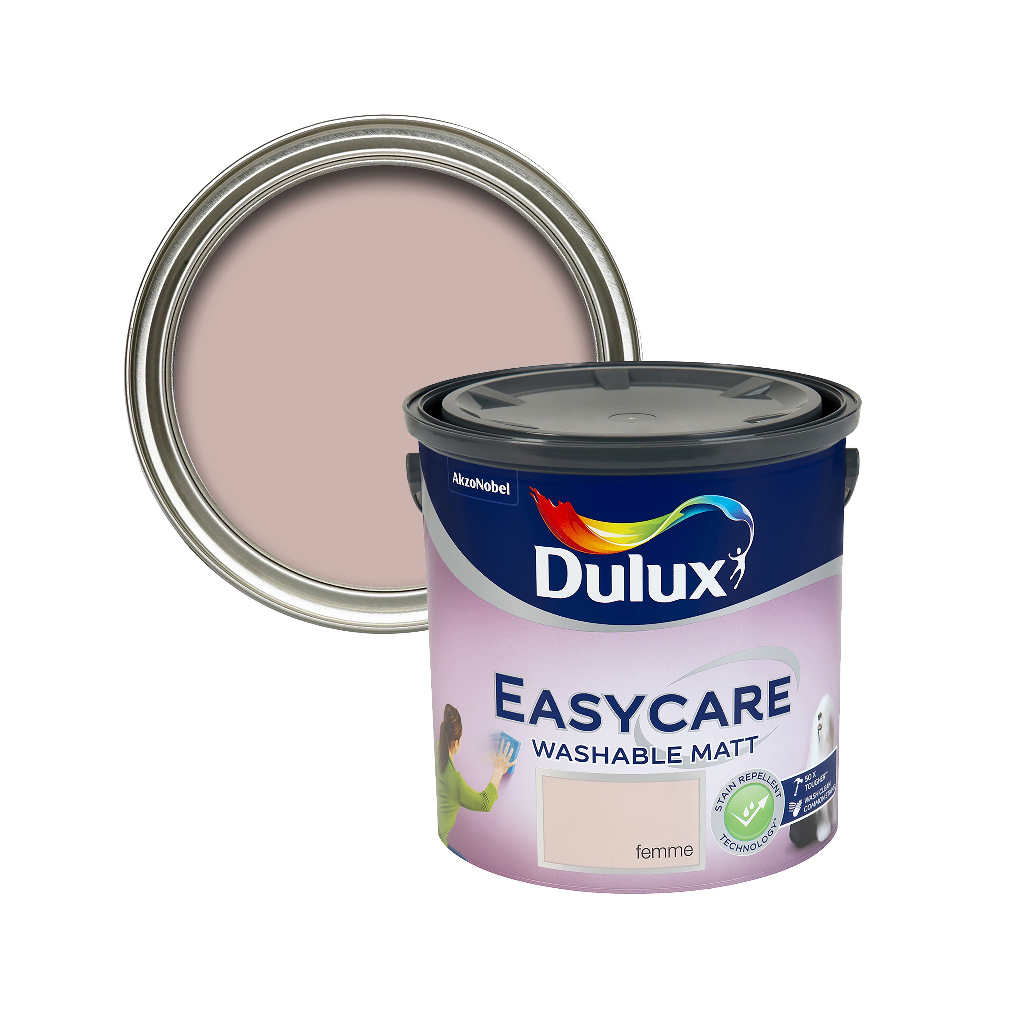 Dulux Easycare Femme Flat matt Emulsion paint, 2.5L