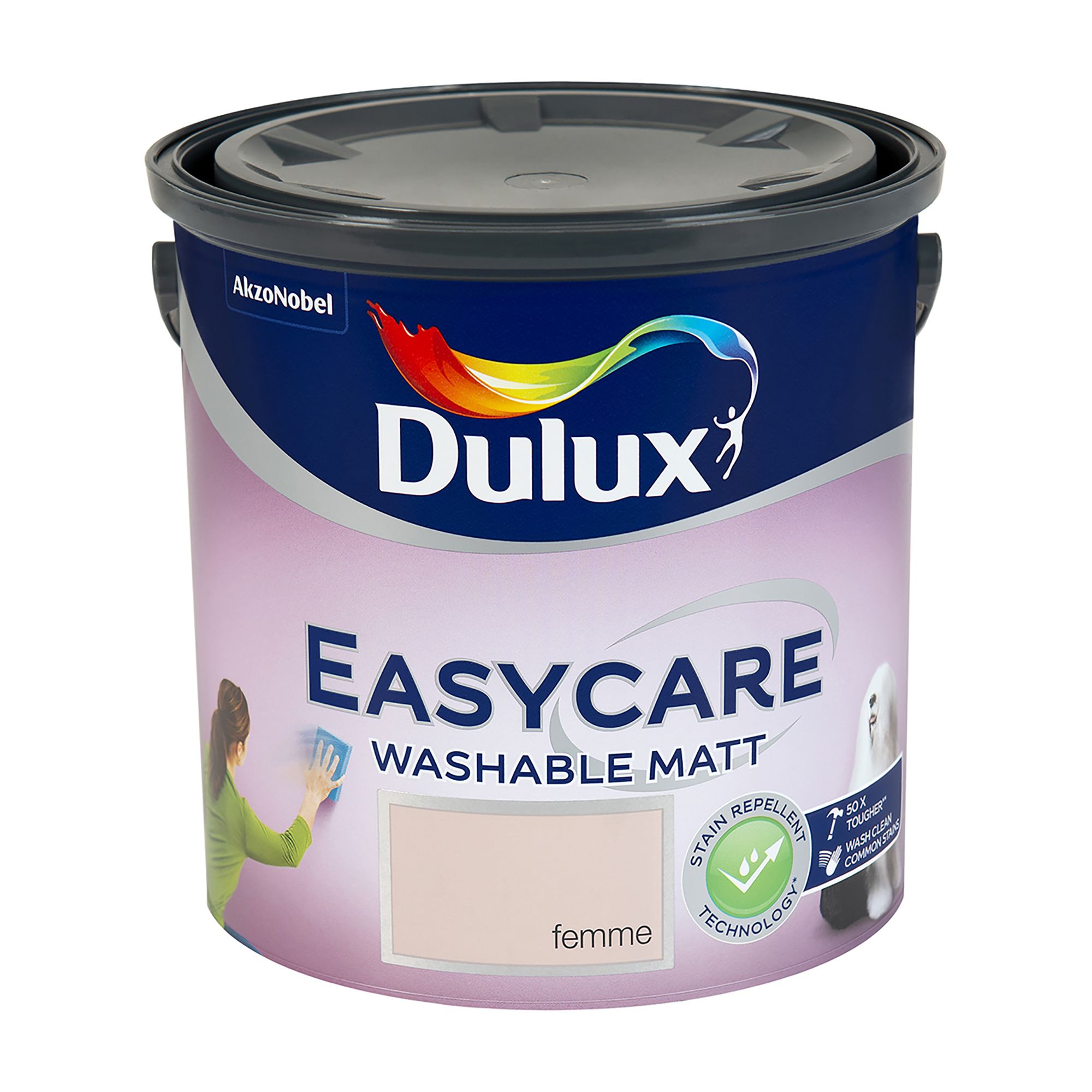 Dulux Easycare Femme Flat matt Emulsion paint, 2.5L