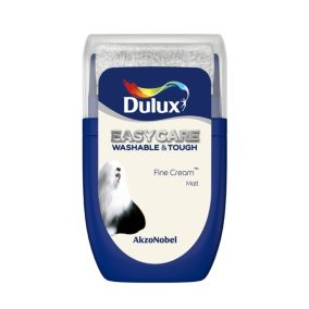Dulux Easycare Fine cream Matt Emulsion paint, 30ml Tester pot