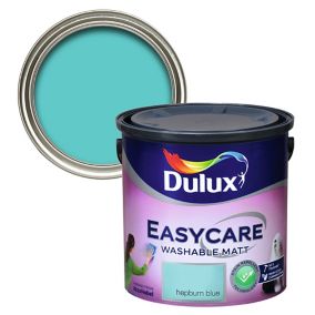 Dulux Easycare Hepburn blue Flat matt Emulsion paint, 2.5L