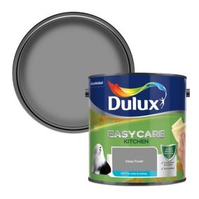 Dulux Easycare Kitchen Deep fossil Matt Emulsion paint, 2.5L