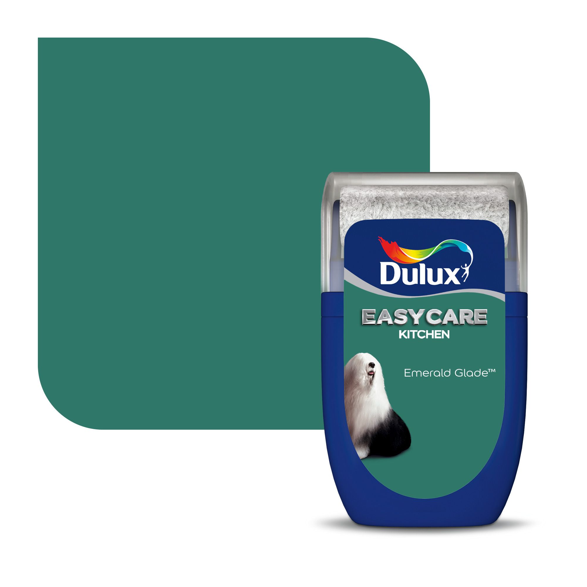 Dulux Easycare Kitchen Emerald Glade Matt Emulsion paint, 30ml Tester