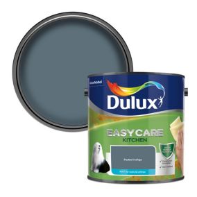 Dulux Easycare Kitchen Faded Indigo Matt Wall paint, 2.5L
