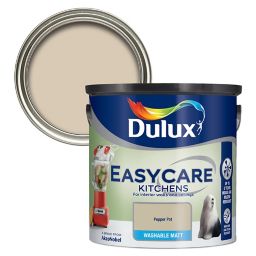 Dulux Easycare Kitchen Pepper pot Flat matt Emulsion paint, 2.5L
