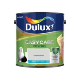 Dulux Easycare Kitchen Polished pebble Matt Emulsion paint, 2.5L