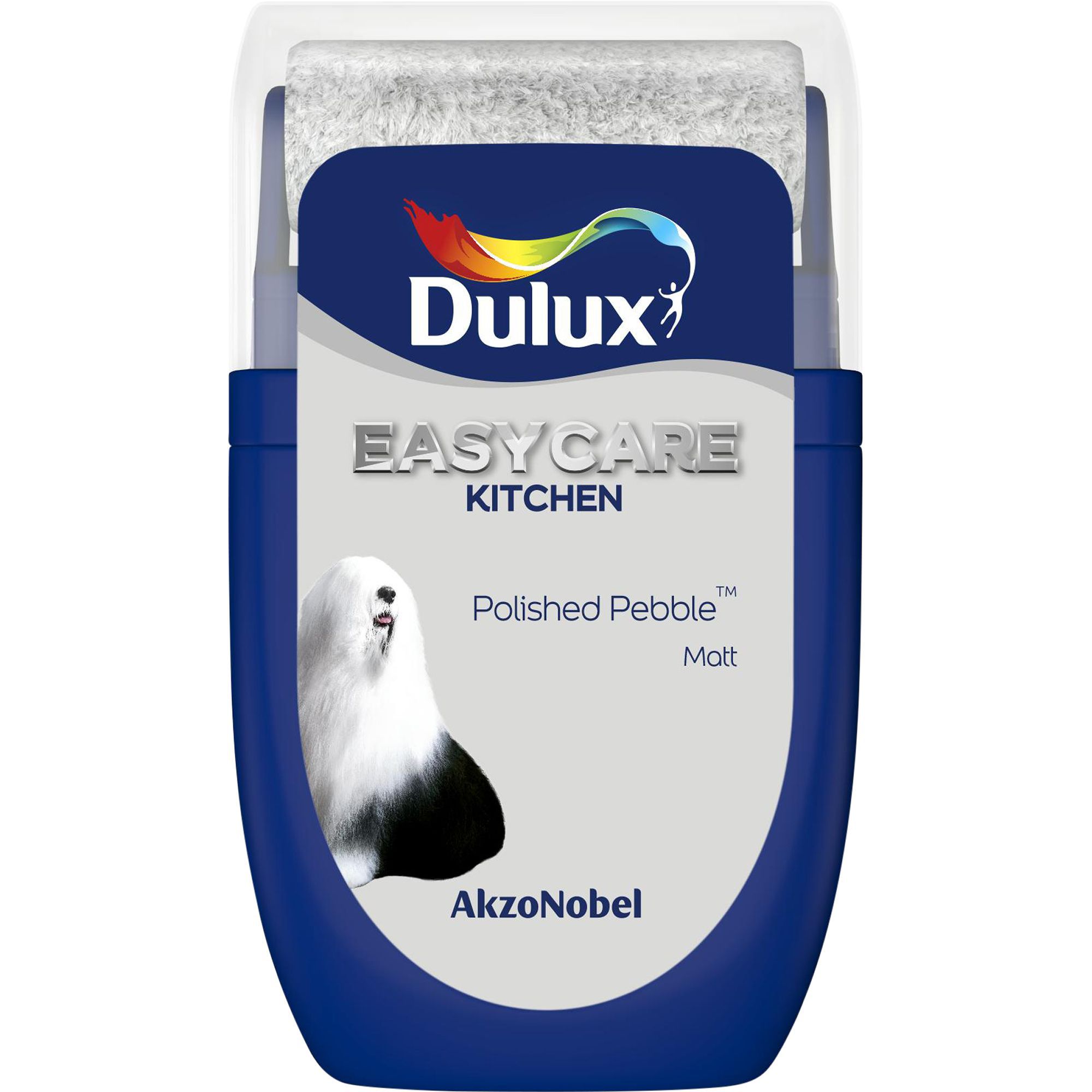 Dulux Easycare Kitchen Polished pebble Matt Emulsion paint, 30ml