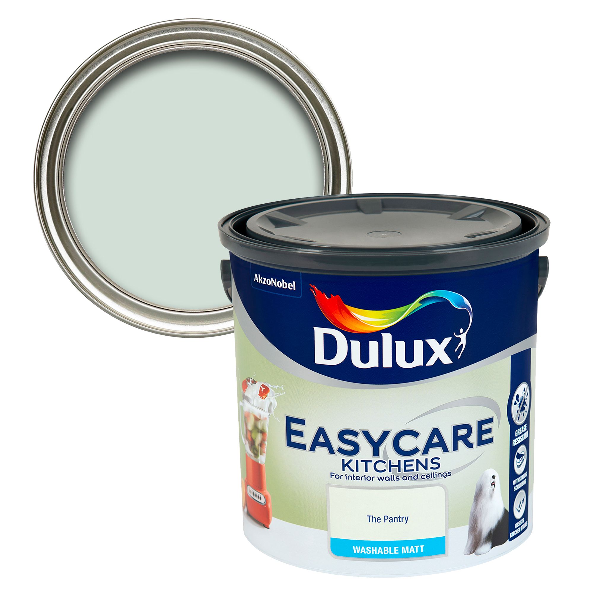 Dulux Easycare Kitchen The Pantry Matt Wall & ceiling Emulsion paint, 2.5L