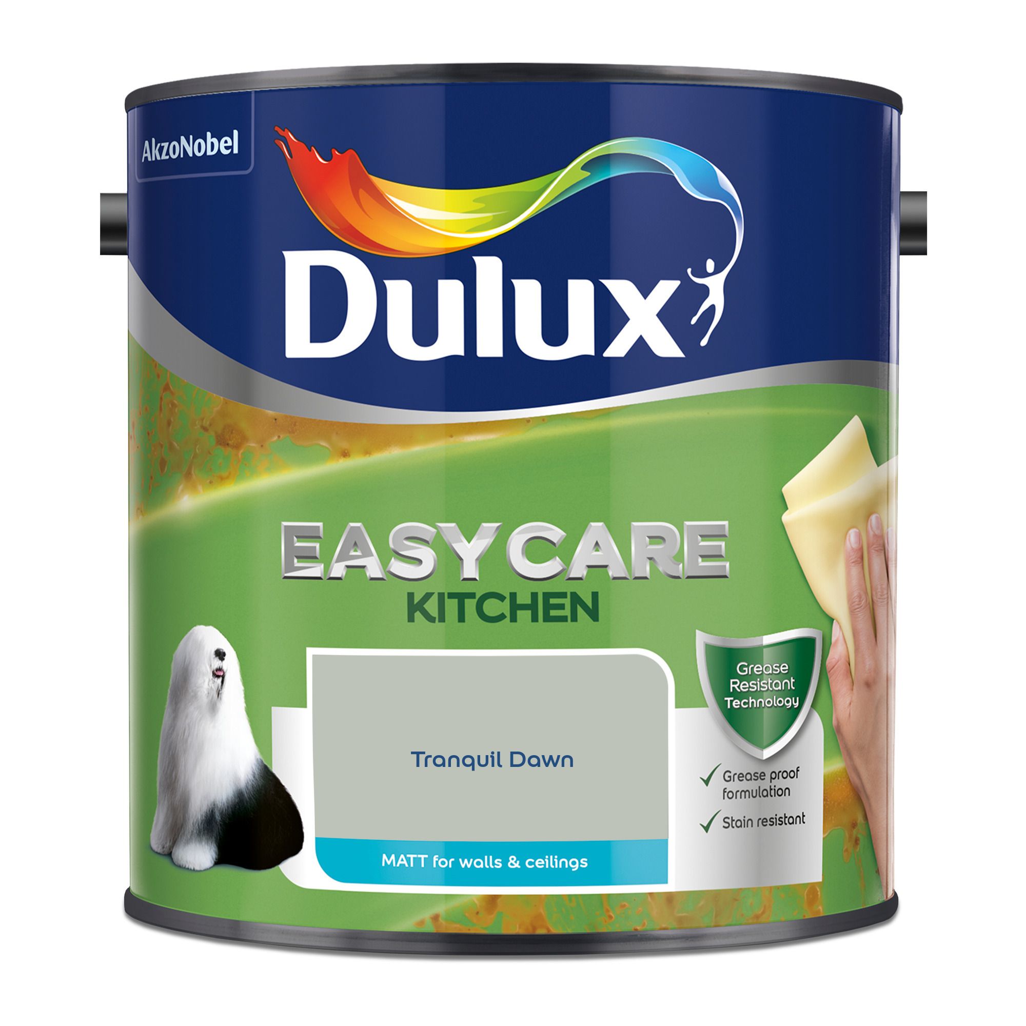 Dulux Easycare Kitchen Tranquil Dawn Matt Wall paint, 2.5L