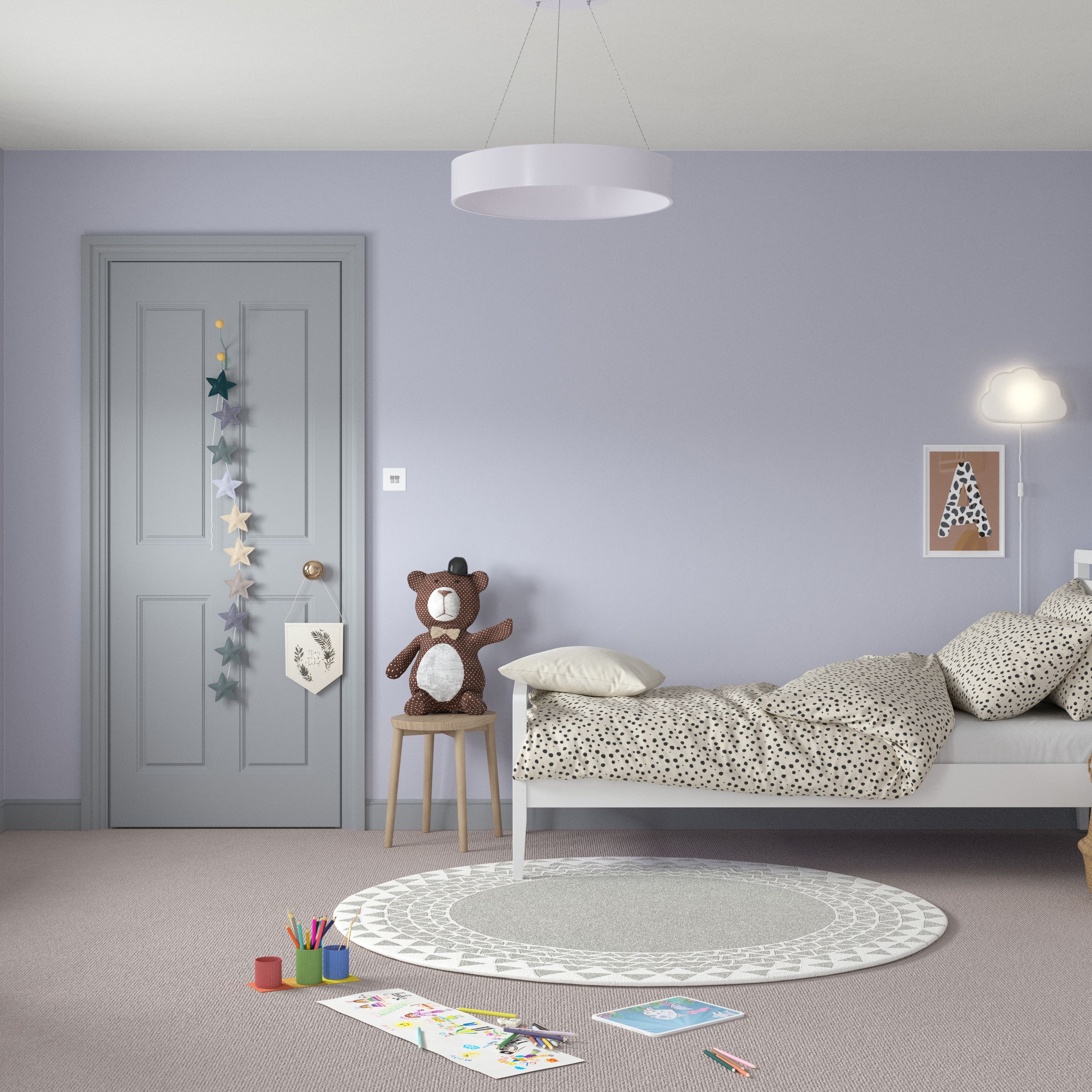 Dulux Easycare Lavender quartz Matt Emulsion paint, 30ml