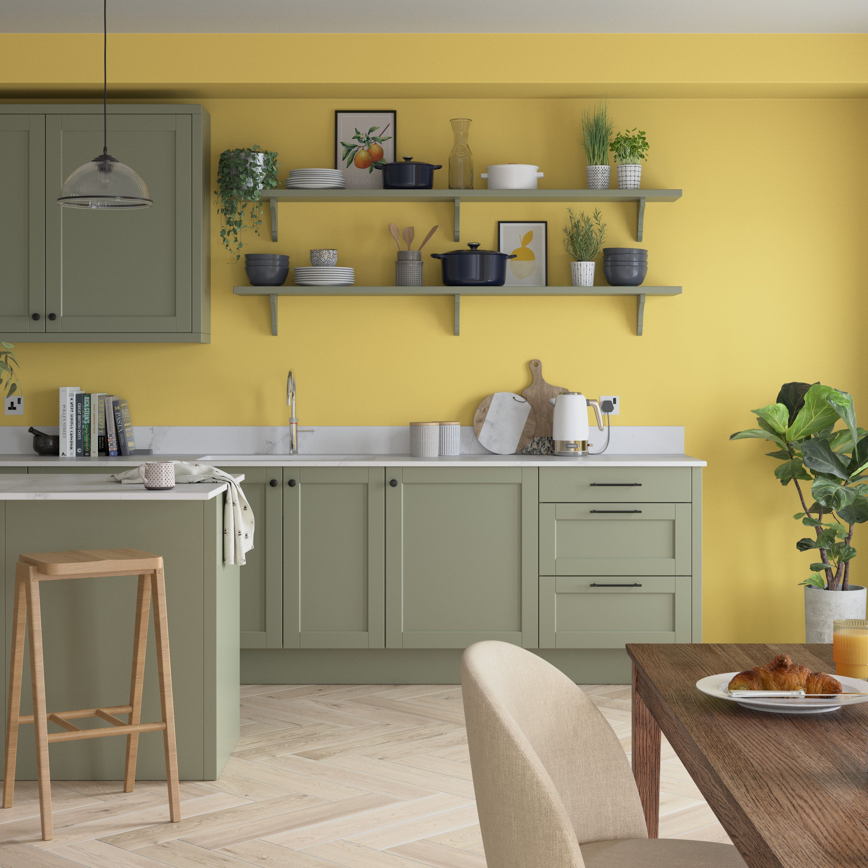 Dulux Easycare Lemon pie Matt Emulsion paint, 30ml