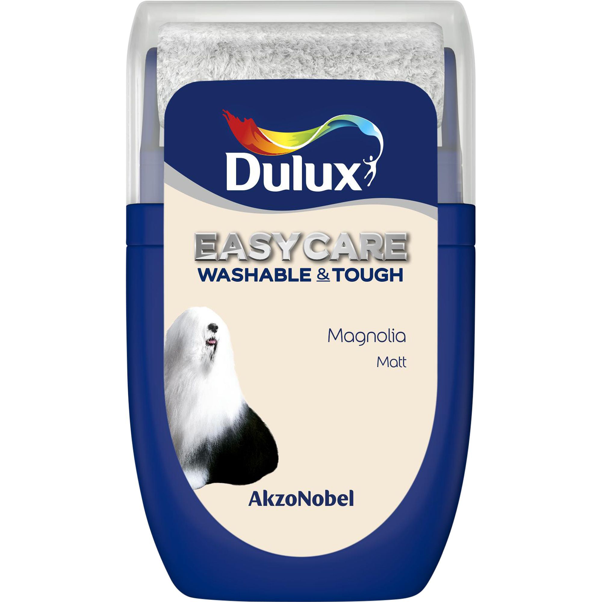 Dulux Easycare Magnolia Matt Emulsion paint, 30ml Tester pot DIY at B&Q