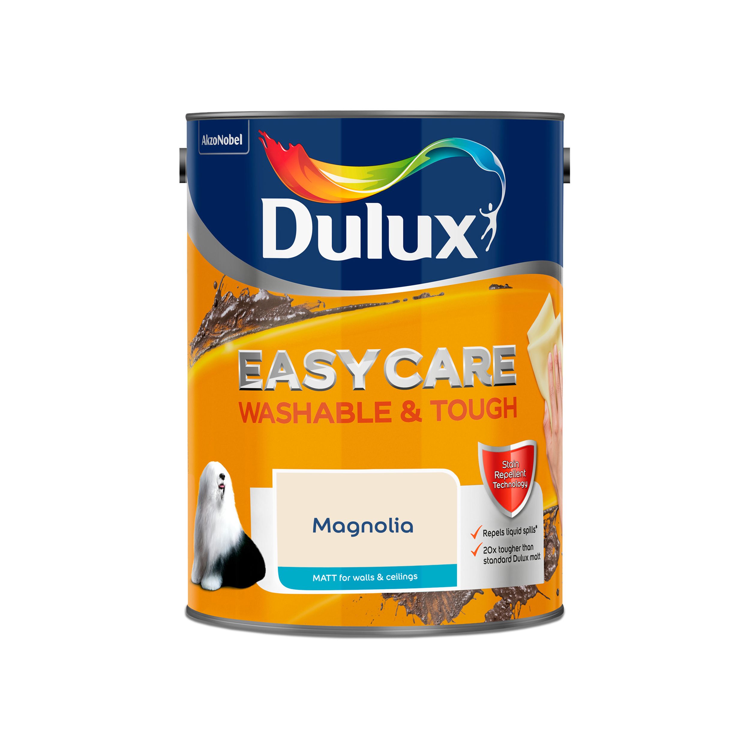 Dulux Easycare Magnolia Matt Emulsion Paint, 5L | DIY At B&Q