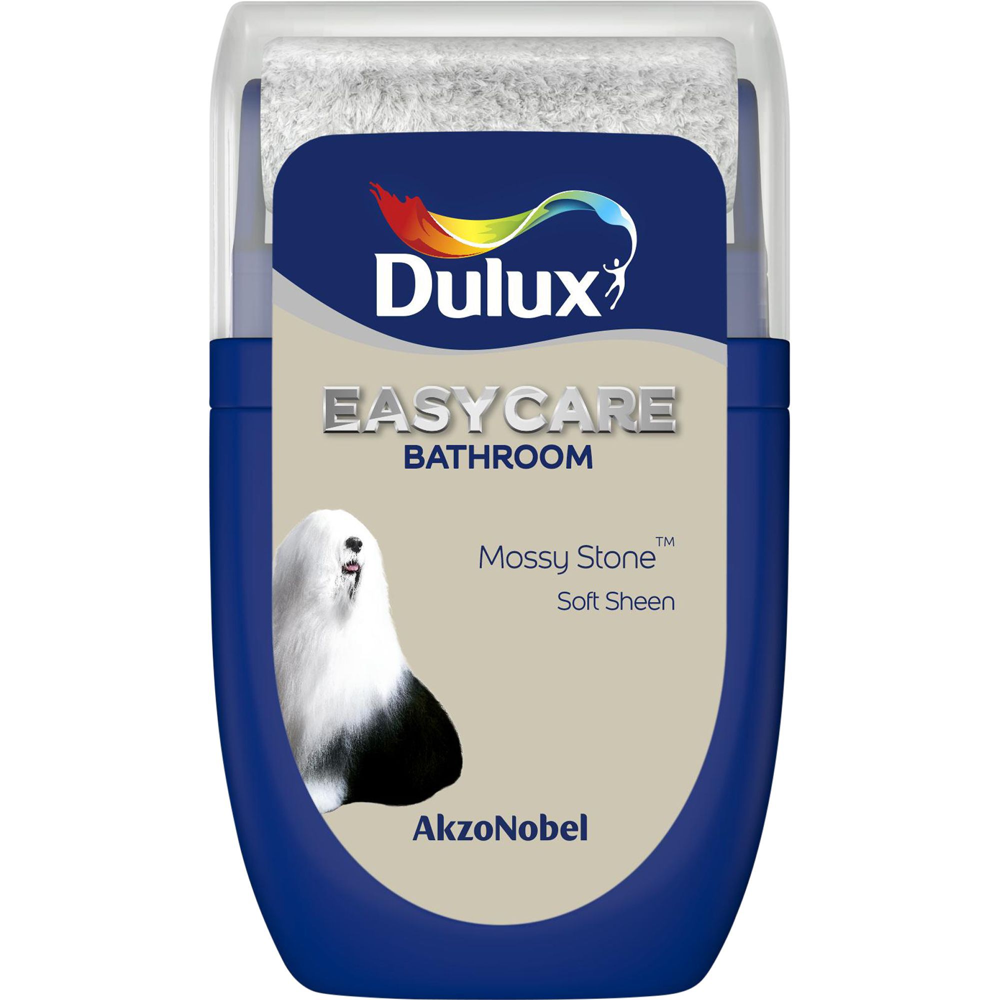 Dulux Easycare Mossy stone Soft sheen Emulsion paint, 30ml Tester pot