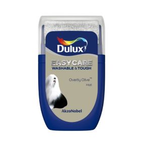 Dulux Easycare Overtly olive Matt Emulsion paint, 30ml Tester pot