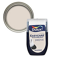 Dulux Easycare Papyrus Flat matt Emulsion paint, 30ml