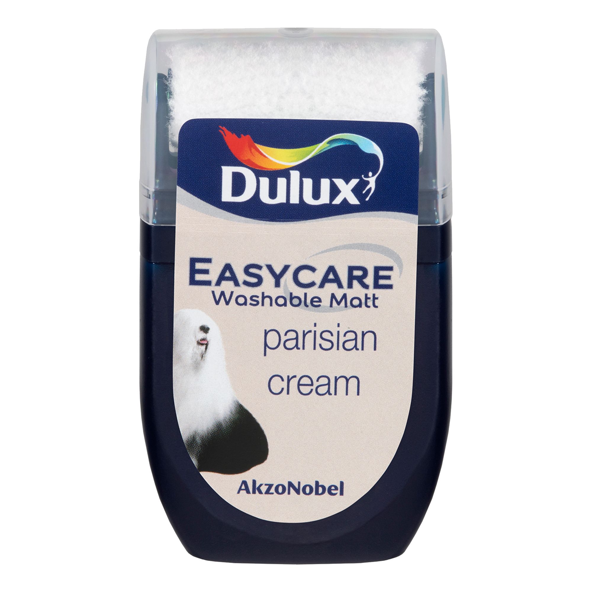 Dulux Easycare Parisian cream Flat matt Wall & ceiling Emulsion paint, 30ml Tester pot