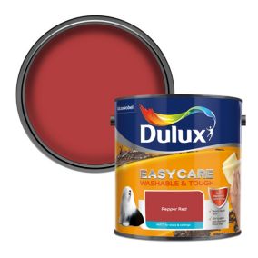 Dulux Easycare Pepper red Matt Emulsion paint, 2.5L