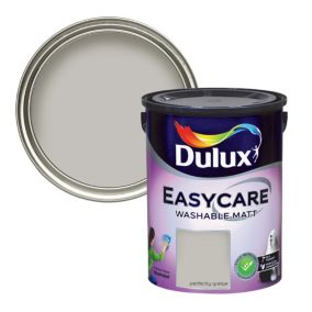 Dulux Easycare Perfectly Greige Matt Emulsion paint, 5L