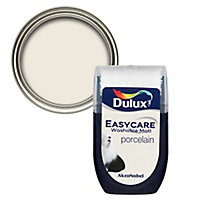 Dulux Easycare Porcelain Flat matt Emulsion paint, 30ml