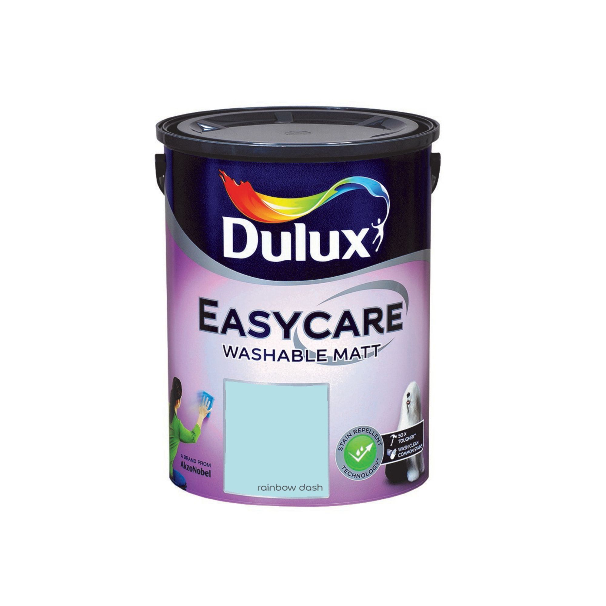 Dulux Easycare Rainbow Dash Matt Wall & ceiling Emulsion paint, 5L