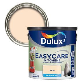 Dulux Easycare Raw silk Flat matt Emulsion paint, 2.5L