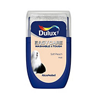 Dulux Easycare Soft peach Matt Emulsion paint, 30ml