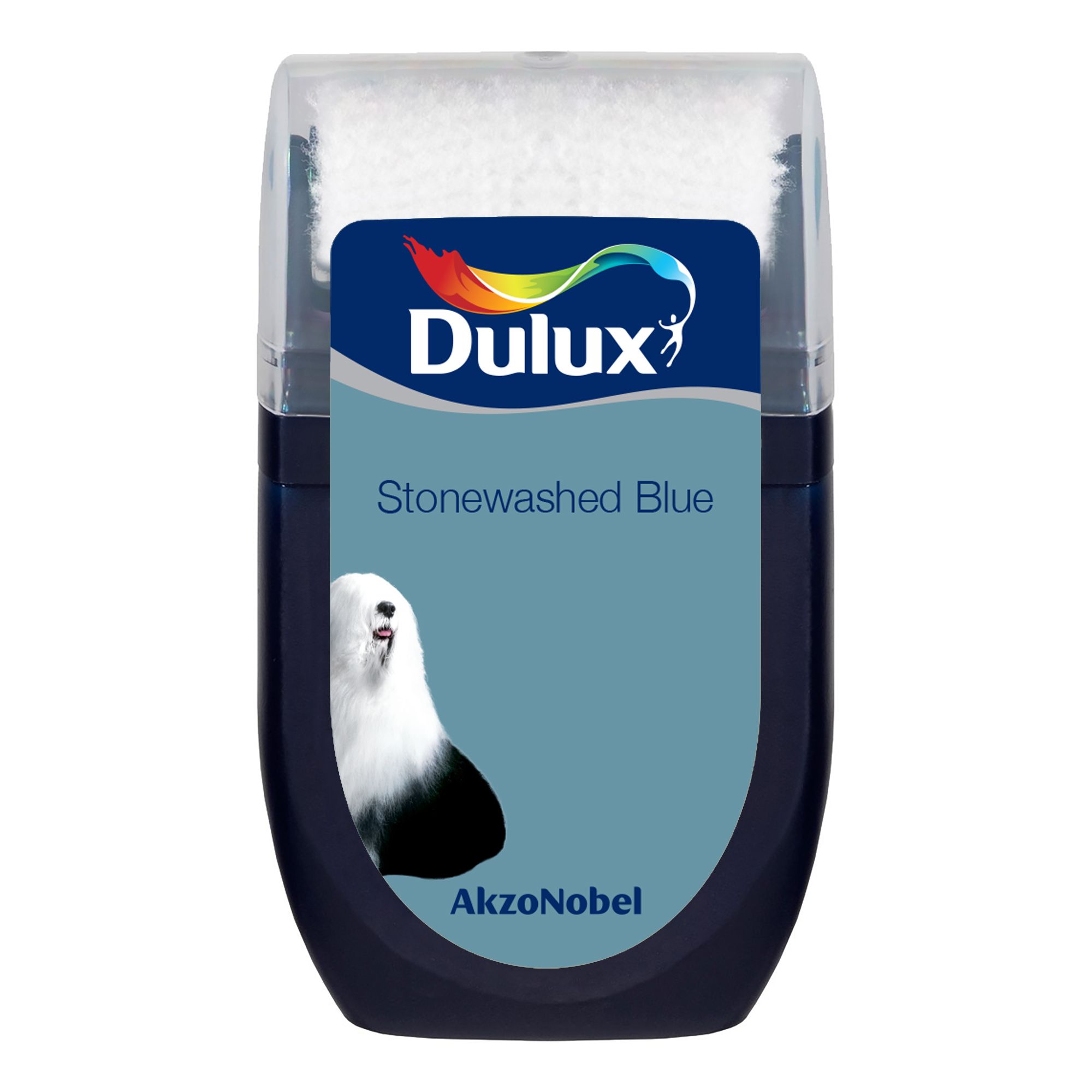 Dulux Easycare Stonewashed Blue Matt Wall paint, 30ml Tester pot