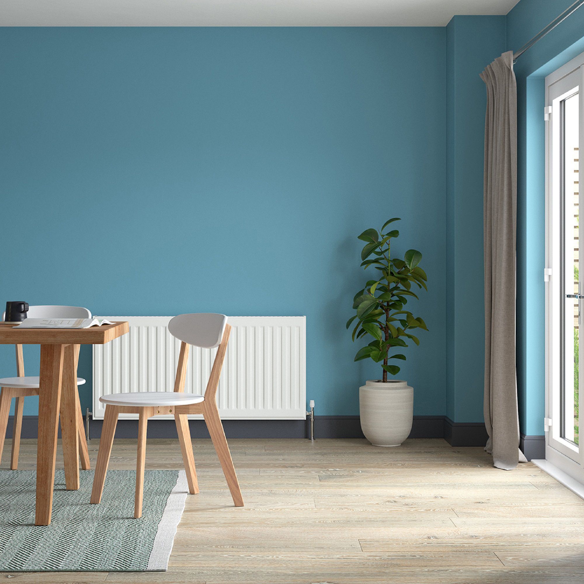 Dulux Easycare Stonewashed Blue Matt Wall paint, 30ml Tester pot
