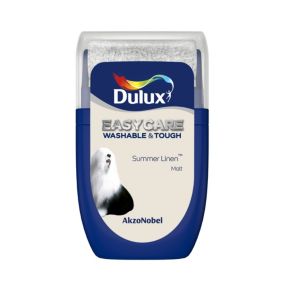 Dulux Easycare Summer linen Matt Emulsion paint, 30ml