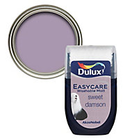 Dulux Easycare Sweet damson Flat matt Emulsion paint, 30ml