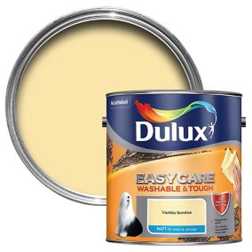 Dulux Easycare Vanilla sundae Matt Emulsion paint, 2.5L