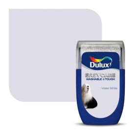 Dulux Easycare Violet white Matt Emulsion paint, 30ml