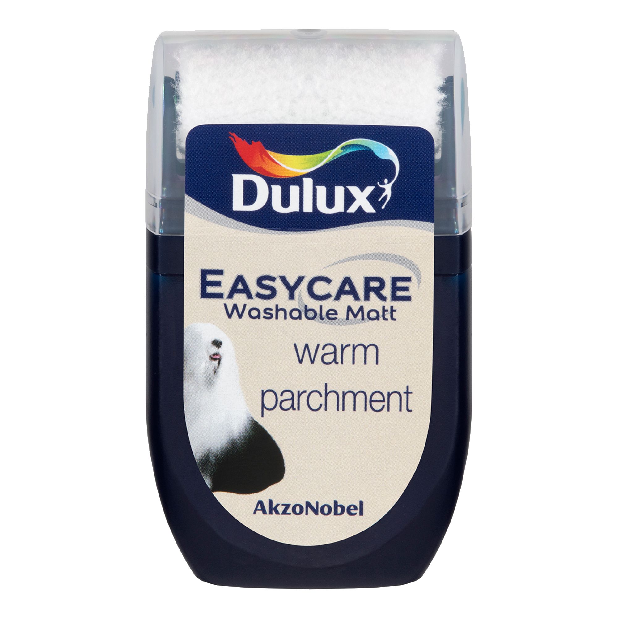 Dulux Easycare Warm parchment Flat matt Wall & ceiling Emulsion paint, 30ml Tester pot