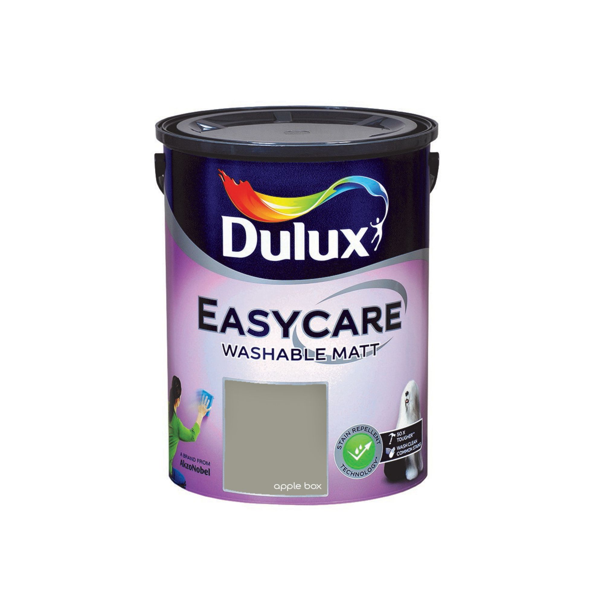 Dulux Easycare Washable & Tough Apple Box Matt Wall & ceiling Emulsion paint, 5L