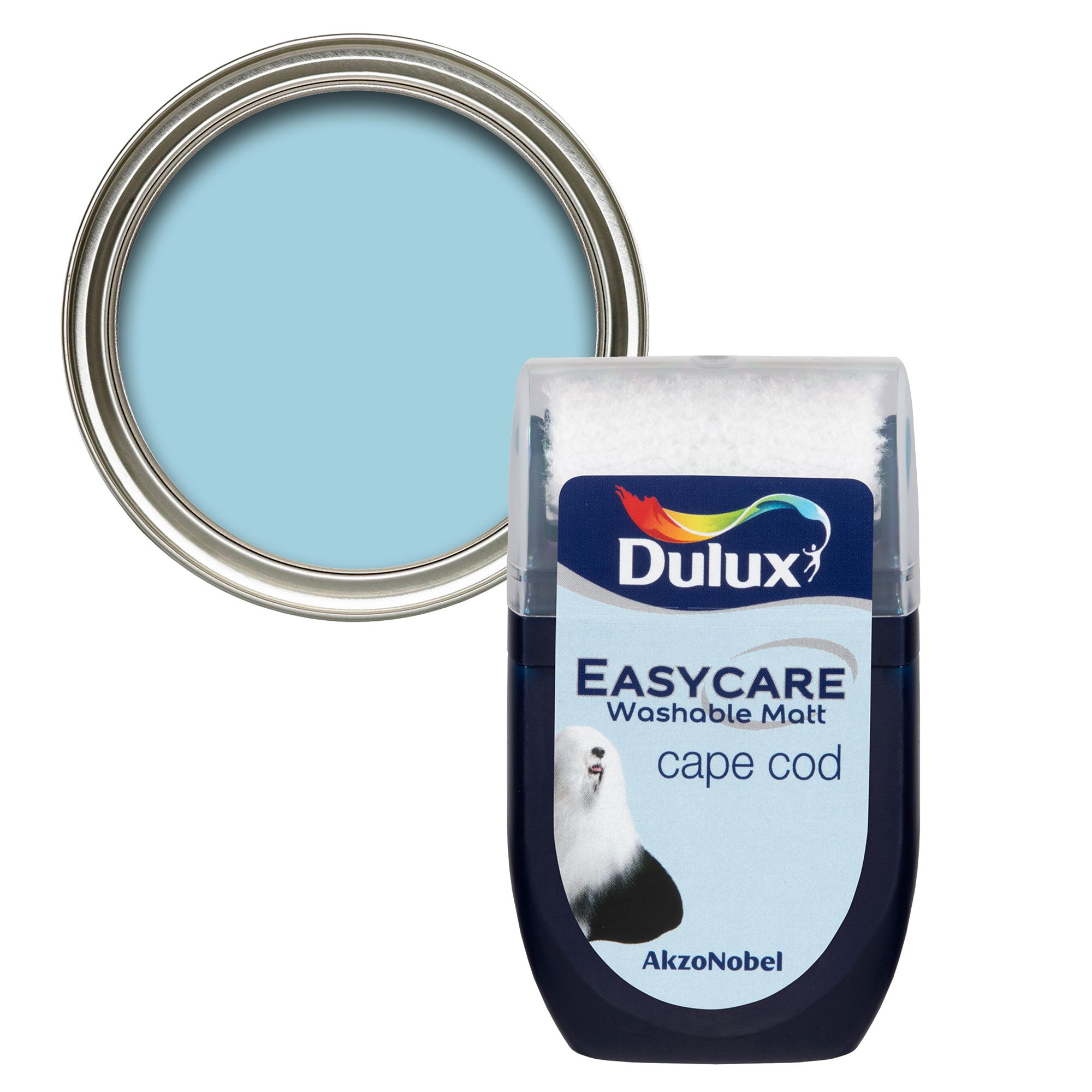 Dulux Easycare Washable & Tough Cape Cod Matt Wall & ceiling Emulsion paint, 30ml Tester pot