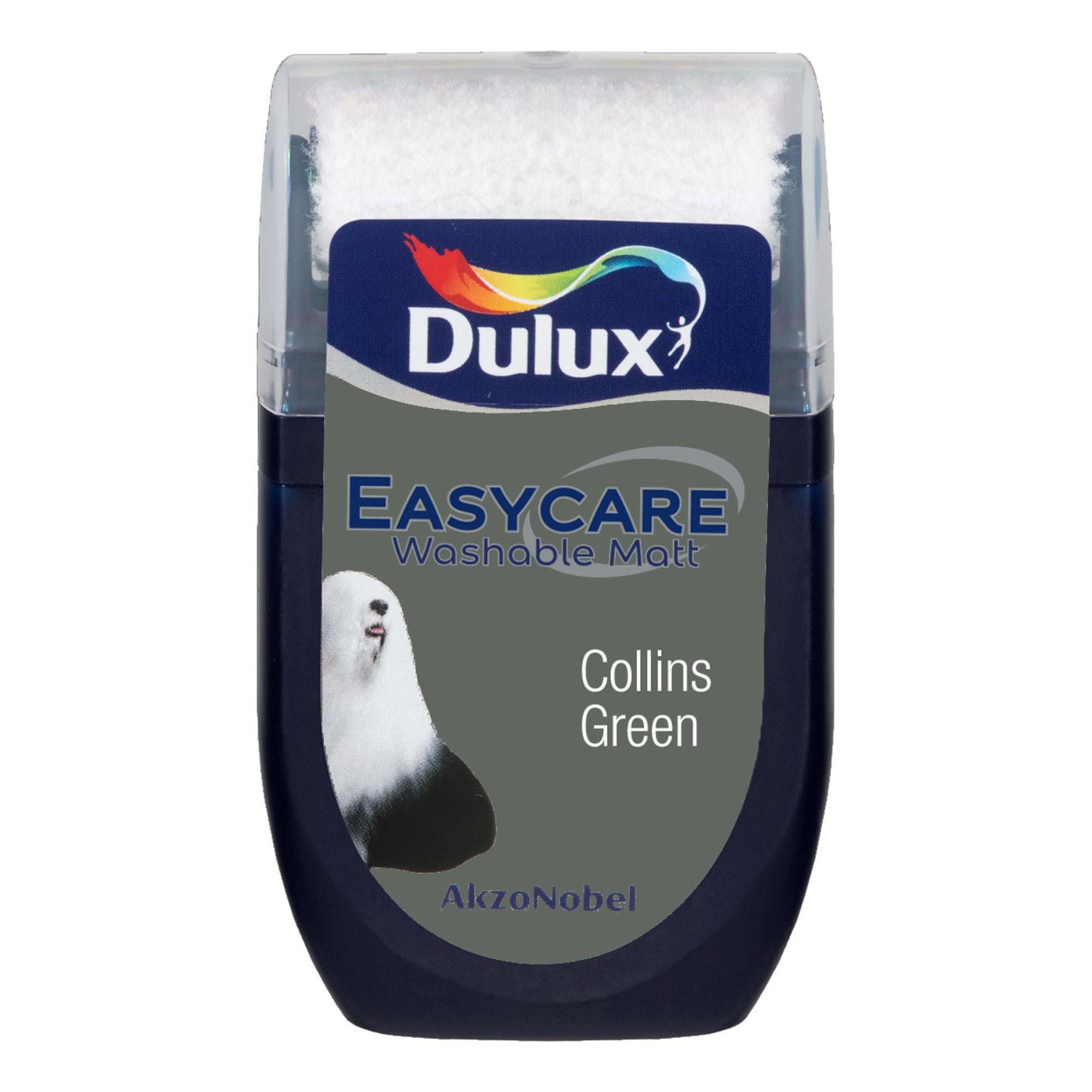 Dulux Easycare Washable & Tough Collins Green Matt Wall & ceiling Emulsion paint, 30ml Tester pot