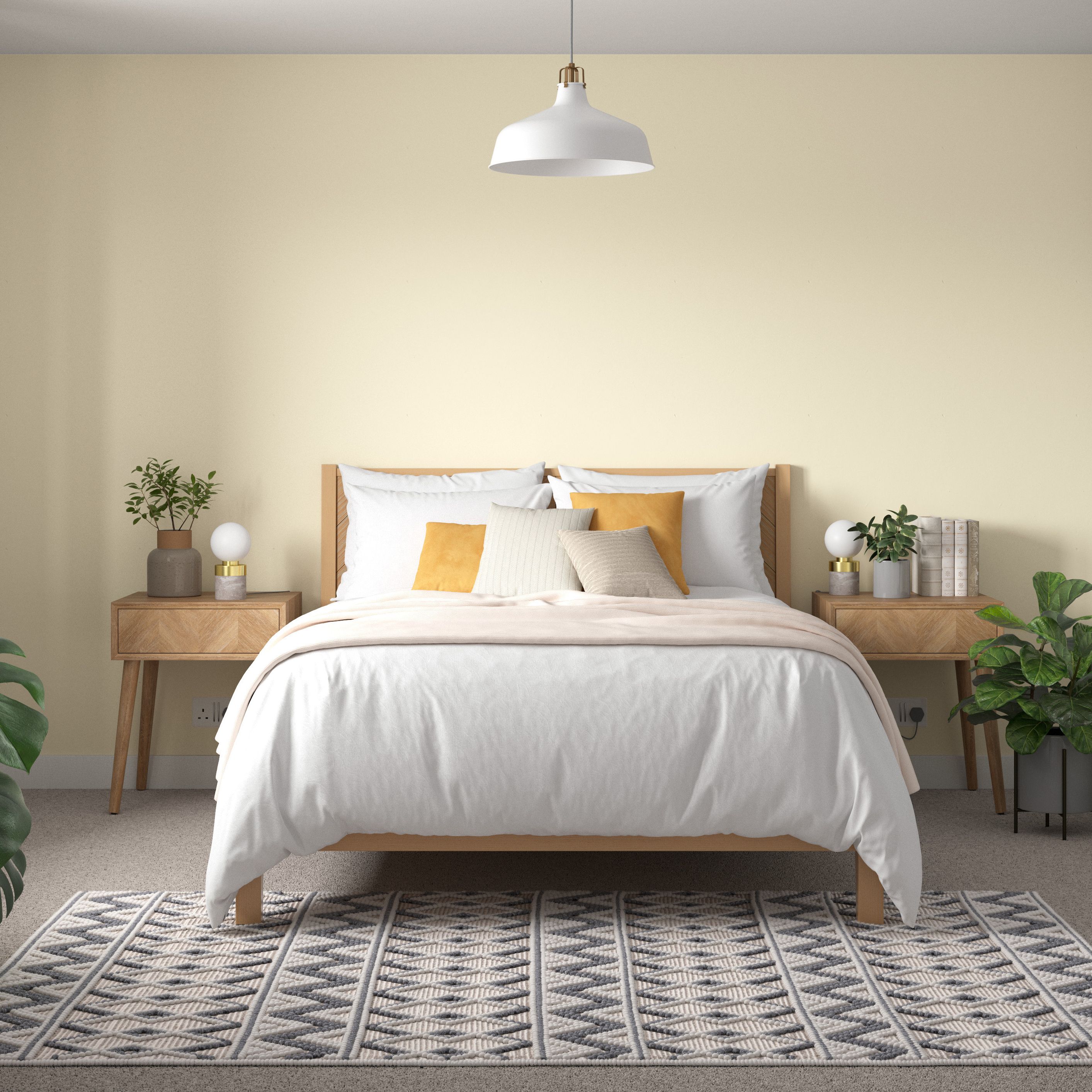 Dulux Easycare Washable & Tough Daffodil white Matt Wall & ceiling Emulsion paint, 30ml Tester pot
