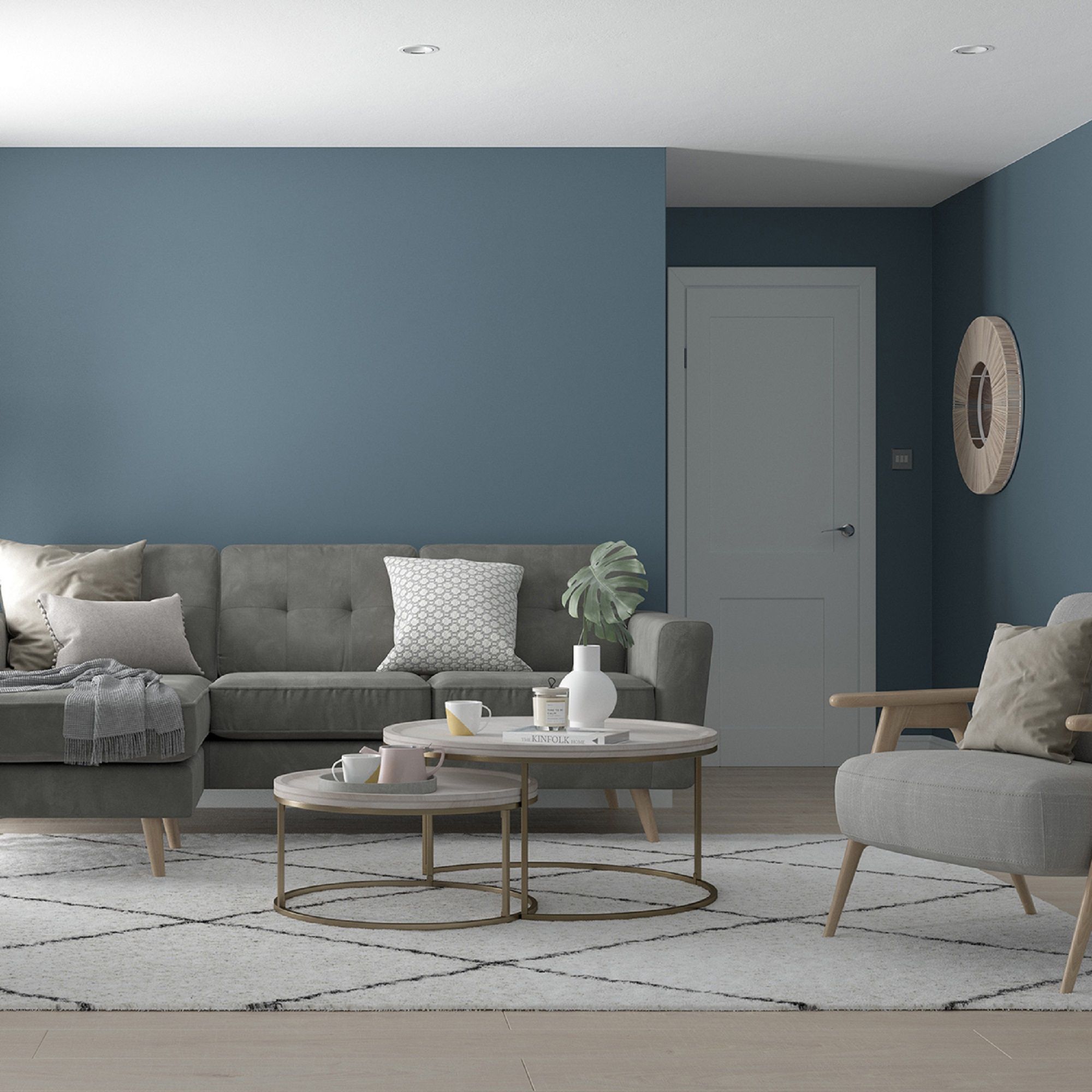 Dulux Easycare Washable & Tough Faded Indigo Matt Wall & ceiling Emulsion paint, 30ml Tester pot