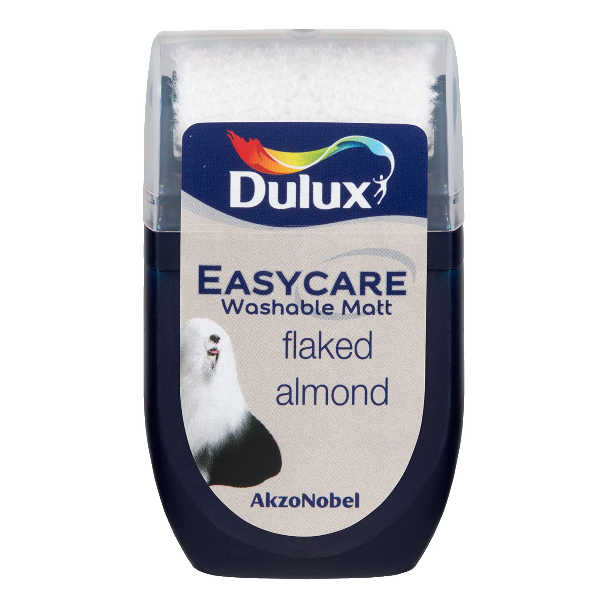 Dulux Easycare Washable & Tough Flaked Almond Matt Wall & ceiling Emulsion paint, 30ml Tester pot