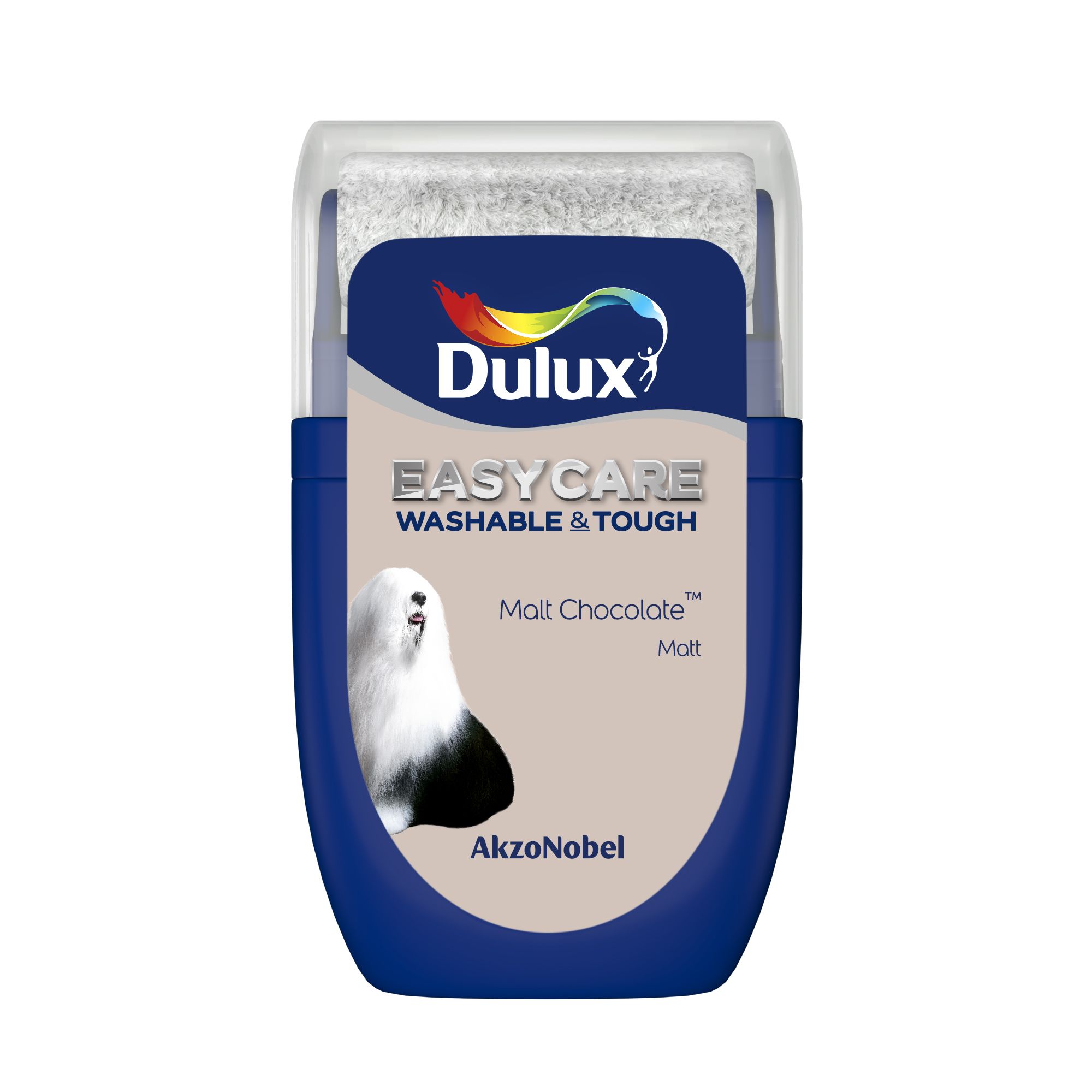 Dulux Easycare Washable & Tough Malt chocolate Matt Wall & ceiling Emulsion paint, 30ml Tester pot