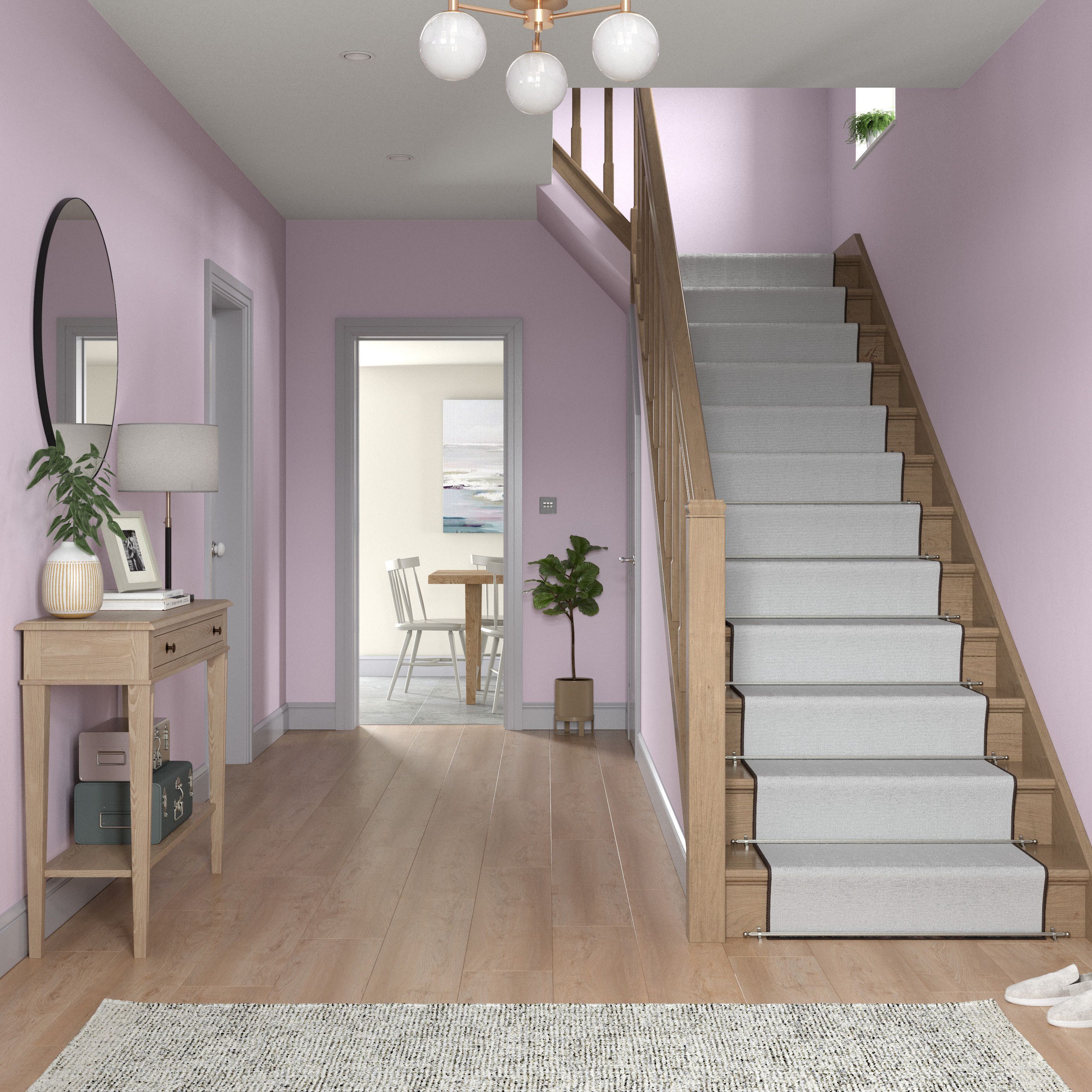 Dulux Easycare Washable & Tough Pretty pink Matt Wall & ceiling Emulsion paint, 30ml Tester pot