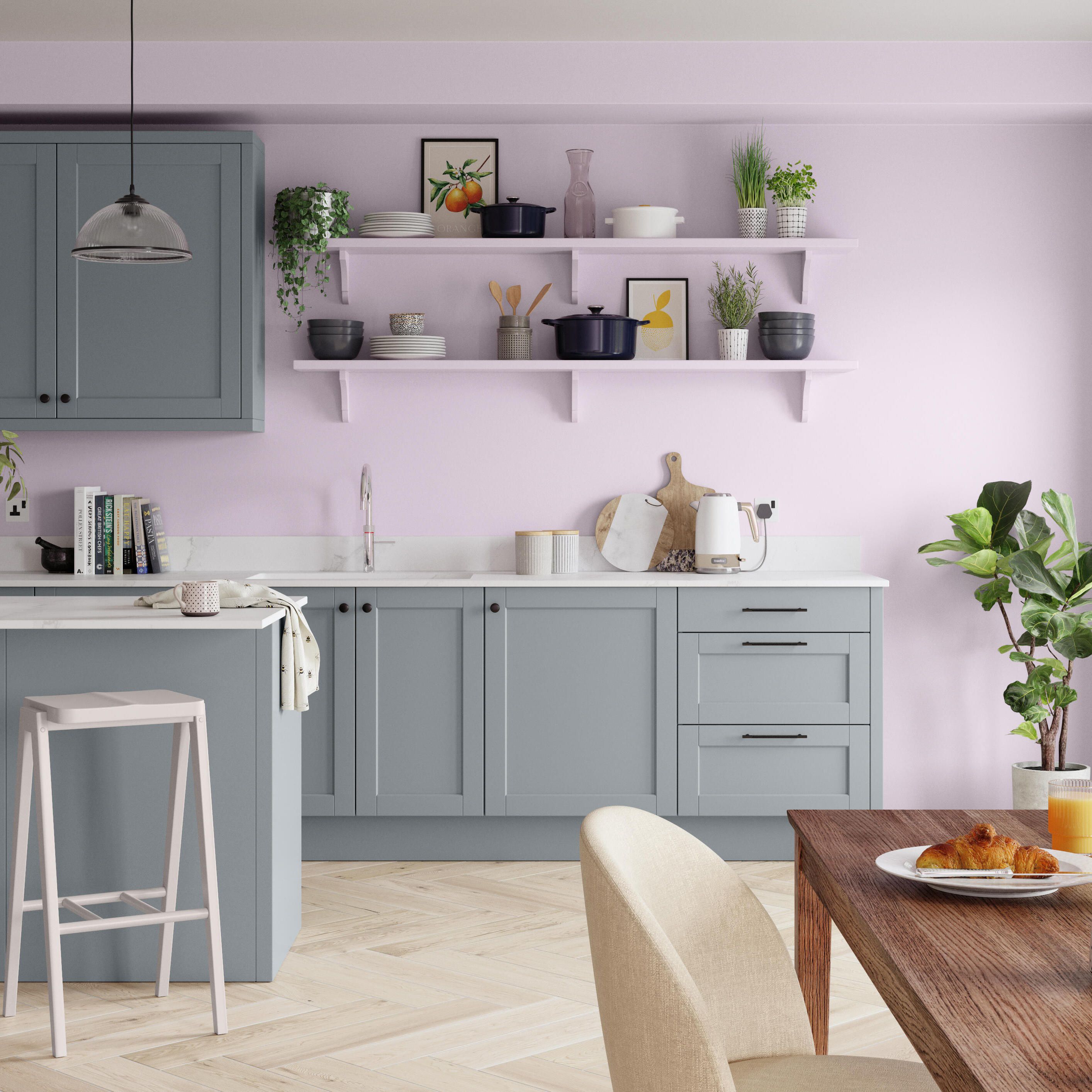 Dulux Easycare Washable & Tough Pretty pink Matt Wall & ceiling Emulsion paint, 30ml Tester pot