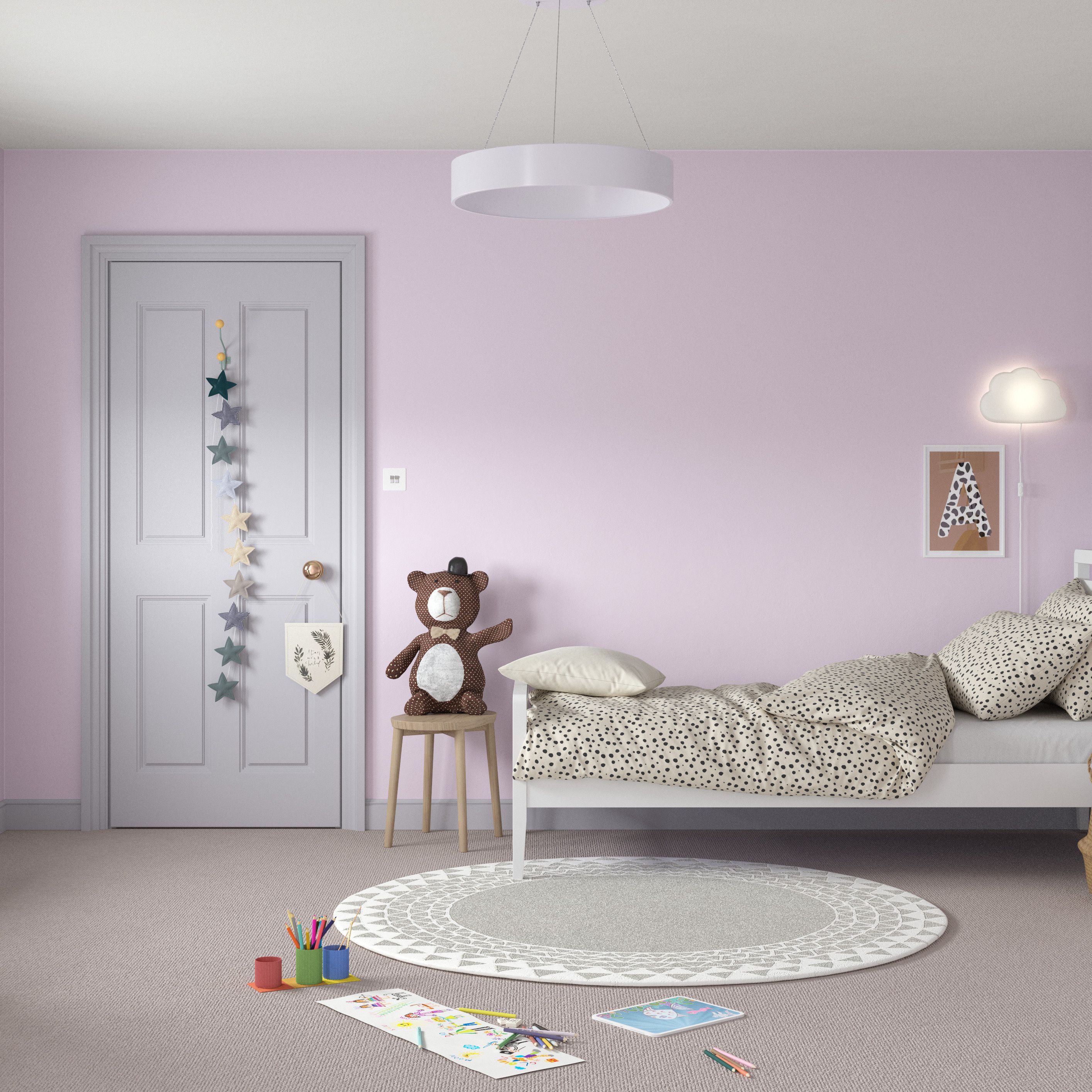 Dulux Easycare Washable & Tough Pretty pink Matt Wall & ceiling Emulsion paint, 30ml Tester pot